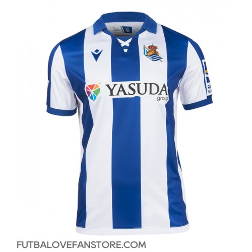 Real Sociedad Ander Barrenetxea #7 Domáci futbalový dres 2024-25 Krátky Rukáv Real Sociedad Ander Barrenetxea #7 Domáci futbalový dres 2024-25 Krátky Rukáv